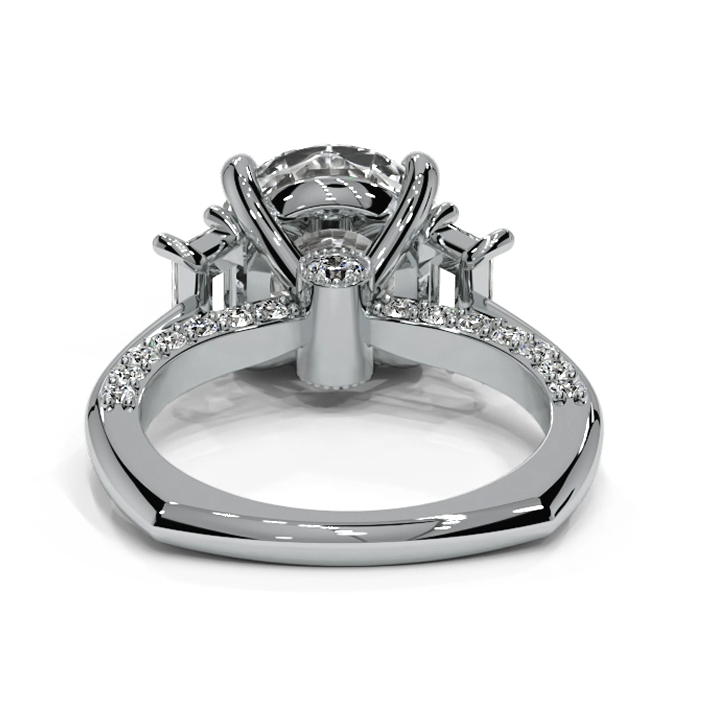 Round Cut 5.00 CT Lab Diamond Ring | 14K Gold | IGI Certified