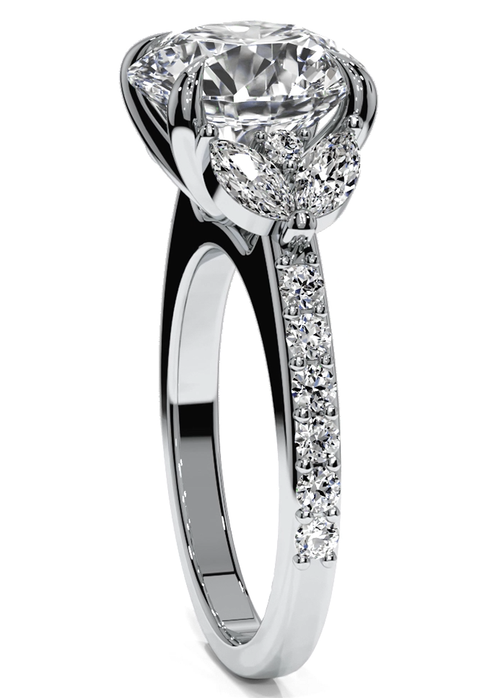 Round Cut 5.00 CT Lab Diamond Ring | 14K Gold | IGI Certified